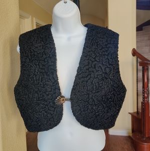S. Eisenberg California VTG Curl LambsWool Vest